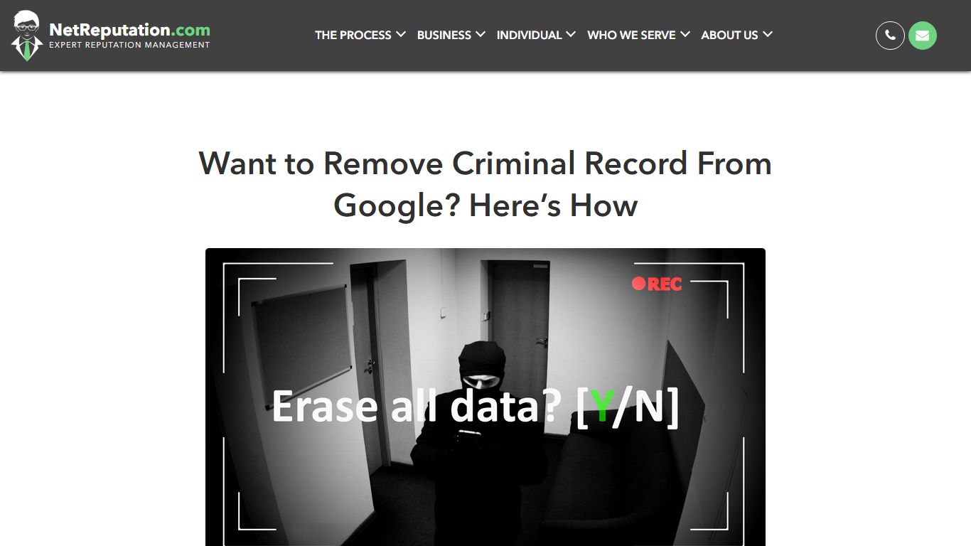 Want to Remove Criminal Record From Google? Here's How